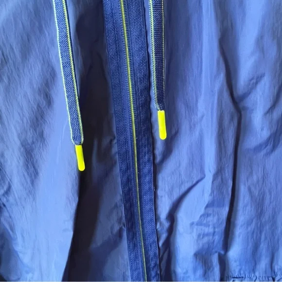 Russell Black And Blue Vented Windbreaker Size Medium - Picture 4 of 7